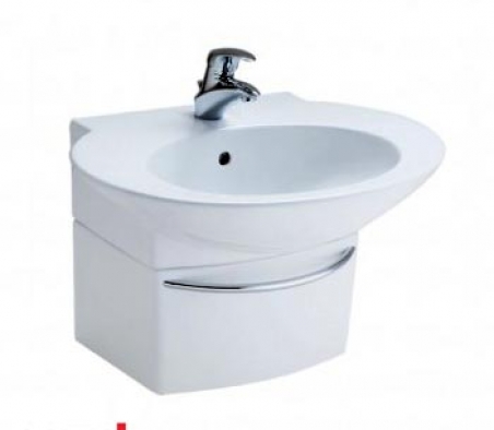 Chậu rửa lavabo Cotto SC01027 (Chân lửng)